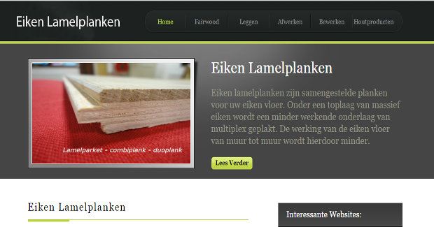 eiken lamelplanken