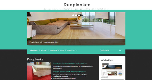 duoplank houten vloeren