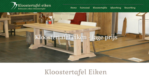 eiken kloostertafel eiken