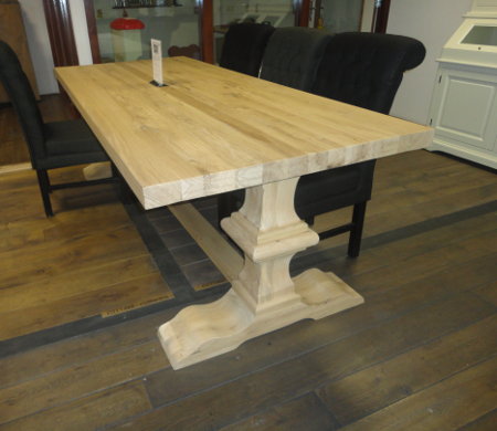 massief eiken tafel
