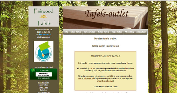 tafels outlet